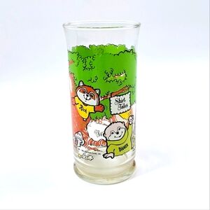 1982 Hallmark Vintage Shirt Tales Drinking Glass Tyg Rick Bogey Digger Pammy